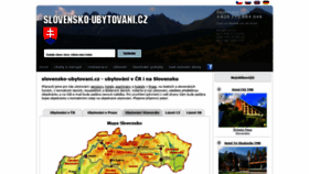 What Slovensko-ubytovani.cz website looked like in 2020 (3 years ago)