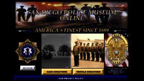 What Sdpolicemuseum.com website looked like in 2020 (3 years ago)
