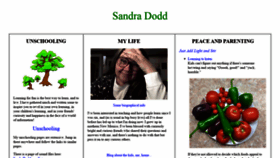 What Sandradodd.com website looked like in 2020 (3 years ago)