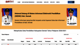 What Siedik.demakkab.go.id website looked like in 2020 (3 years ago)