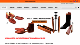 What Shoe-trees.co.uk website looked like in 2020 (3 years ago)