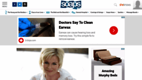 What Soaps.com website looked like in 2020 (3 years ago)