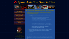 What Sportaviationspecialties.com website looked like in 2020 (5 years ago)