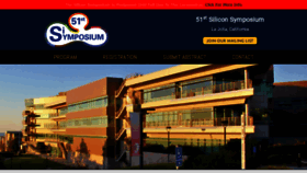 What Sisymposium.com website looked like in 2020 (3 years ago)