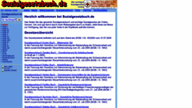 What Sozialgesetzbuch.de website looked like in 2020 (3 years ago)