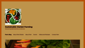 What Sustainablemarketfarming.com website looked like in 2020 (3 years ago)