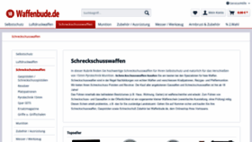 What Schreckschusswaffenbude.de website looked like in 2020 (3 years ago)