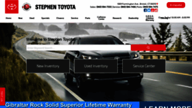 What Stephentoyota.com website looked like in 2020 (3 years ago)