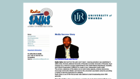 What Salus.ur.ac.rw website looked like in 2020 (3 years ago)