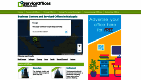 What Serviceofficesmalaysia.com website looked like in 2020 (3 years ago)