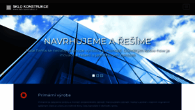 What Sklo-konstrukce.cz website looked like in 2020 (3 years ago)