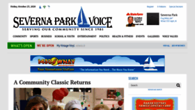 What Severnaparkvoice.com website looked like in 2020 (3 years ago)