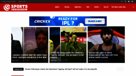 What Sportsindiashow.com website looked like in 2020 (3 years ago)