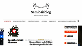 What Semiosis.at website looked like in 2020 (3 years ago)