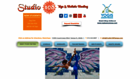 What Studio108tampa.com website looked like in 2020 (3 years ago)