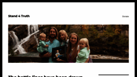What Stand4truth.ca website looked like in 2020 (4 years ago)