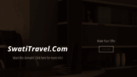 What Swatitravel.com website looked like in 2020 (3 years ago)