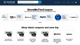 What Showmethecoupon.com website looked like in 2020 (3 years ago)
