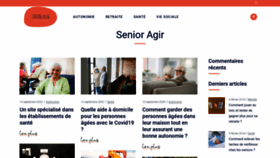 What Senioragir.fr website looked like in 2020 (4 years ago)