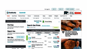What Savannahgasprices.com website looked like in 2020 (3 years ago)