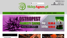 What Sklepagnex.pl website looked like in 2020 (3 years ago)