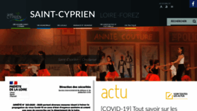 What Saintcyprien.fr website looked like in 2020 (3 years ago)