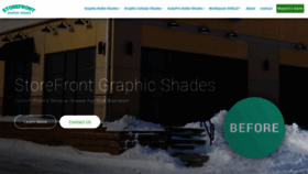 What Storefrontgraphicshades.com website looked like in 2020 (3 years ago)
