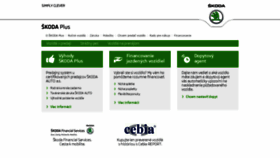 What Skodaplus.sk website looked like in 2020 (3 years ago)