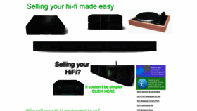 What Sellyourhifi.co.uk website looked like in 2020 (3 years ago)
