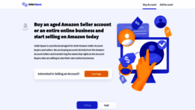 What Sellerspace.io website looked like in 2020 (3 years ago)
