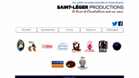 What Saintlegerproductions.fr website looked like in 2020 (3 years ago)