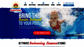 What Sunsationalswimschool.com website looked like in 2020 (3 years ago)