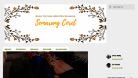 What Semarangcoret.com website looked like in 2020 (3 years ago)