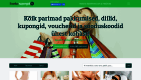 What Sooduskupongid.ee website looked like in 2020 (3 years ago)