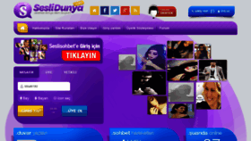 What Seslidunya.com.tr website looked like in 2020 (3 years ago)