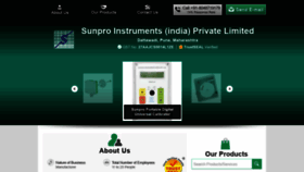 What Sunprosinstruments.com website looked like in 2020 (3 years ago)
