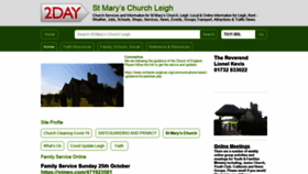 What Stmarysleigh.org.uk website looked like in 2020 (3 years ago)