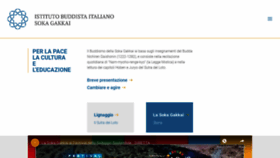 What Sgi-italia.org website looked like in 2020 (3 years ago)