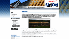 What Simondaecher.de website looked like in 2020 (3 years ago)