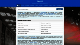 What Simp3s.net website looked like in 2020 (4 years ago)
