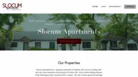What Slocumapartments.com website looked like in 2020 (3 years ago)