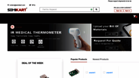 What Semikart.com website looked like in 2020 (3 years ago)