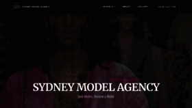 What Sydneymodelagency.com website looked like in 2020 (3 years ago)
