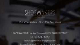 What Shoemakers-group.com website looked like in 2020 (3 years ago)