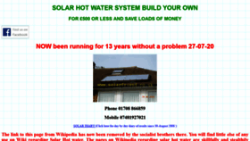 What Solarfriend.co.uk website looked like in 2020 (5 years ago)