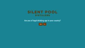 What Silentpooldistillers.com website looked like in 2020 (3 years ago)