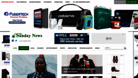 What Sundaynews.co.zw website looked like in 2020 (4 years ago)
