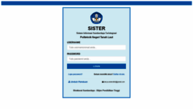 What Sister.politala.ac.id website looked like in 2020 (3 years ago)