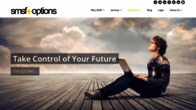 What Smsfoptions.com website looked like in 2020 (3 years ago)