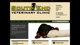 What Southendvet.com website looked like in 2020 (5 years ago)